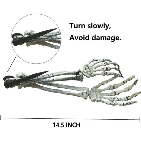 Realistic Skeleton Stakes Halloween Decorations Halloween...